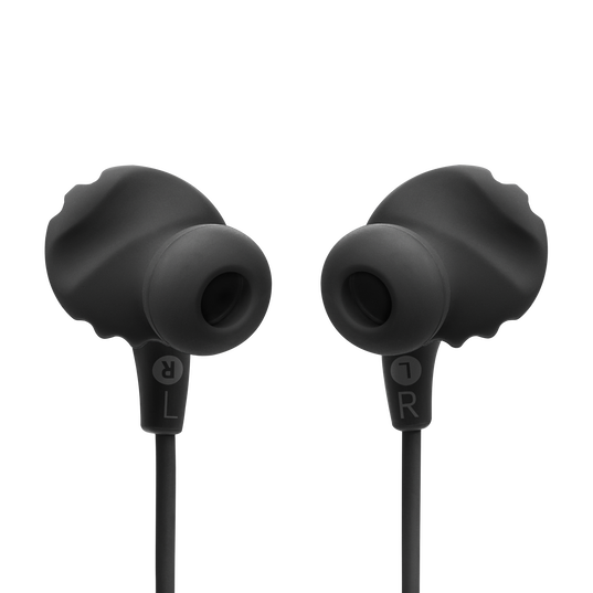 JBL Endurance Run 2 Wireless - Black - Waterproof Wireless In-Ear Sport Headphones - Back